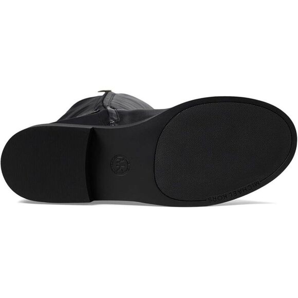 Michael Kors Abigail 40F4ABMB6L-001 Women's 9 Black Leather Riding Boots RHS2439 - Picture 5 of 10